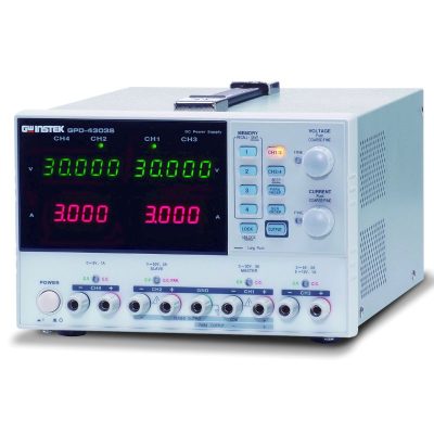 Nguồn DC lập trình tuyến tính GW INSTEK GPD-4303S (30V, 3A, 4CH) 1 Nguồn DC lập trình tuyến tính 4 đầu ra GW INSTEK GPD-4303S (30V, 3A, 4CH)